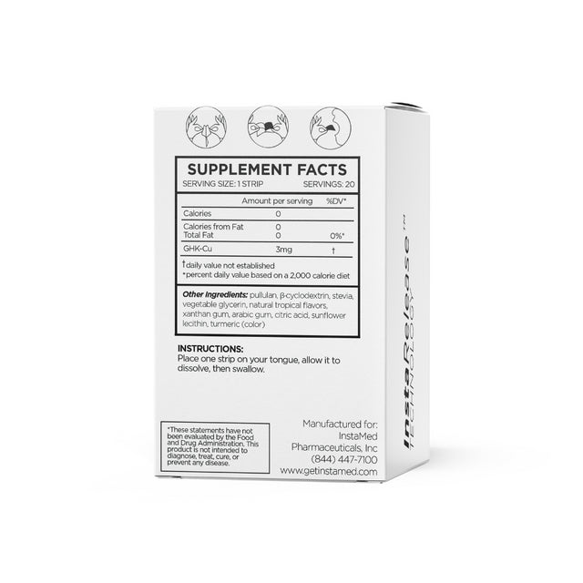 GHK-Cu Peptide Sublingual Strips